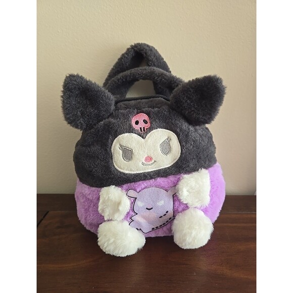 Girls Cute Hello Kitty Handbags Hello Kitty Shoulder Bags Plush Crossbody Bag 9" - Picture 1 of 6